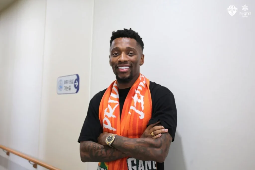 Nigerian Forward Jesse Sekidika Joins South Korean Side Gangwon FC 1 Jesse Gangwon FC 1781611102 0 1200